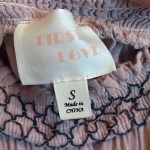 First Love Women's crop top and Jeans